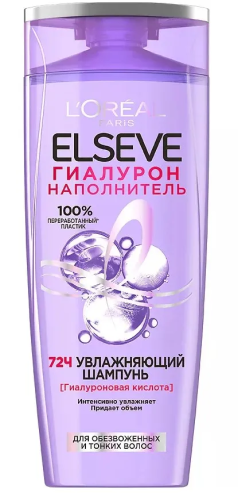 ELSEVE шампунь д/обезвоженных и тонких волос гиалурон 400мл